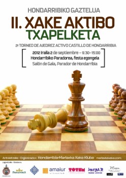 Cartel TORNEO DE AJEDREZ ACTIVO CASTILLO DE HONDARRIBIA (453x640)