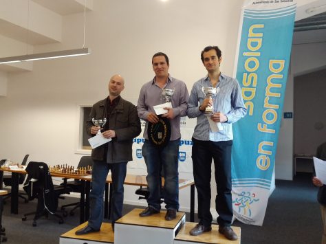 Podio de la 37 edición del Open "Ciudad de San Sebastián"