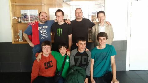 Iker Arri, Asier Cuesta, Goio Uriarte, Manu Mayo Ander Uranga, Arder tafall, Patxi Moreno e Ibai Dorronsoro