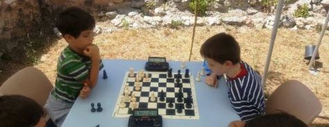 Iker Tafall compitiendo en el Sub-14